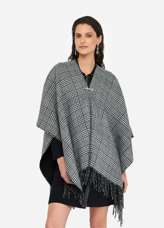 Poncho in principe di galles