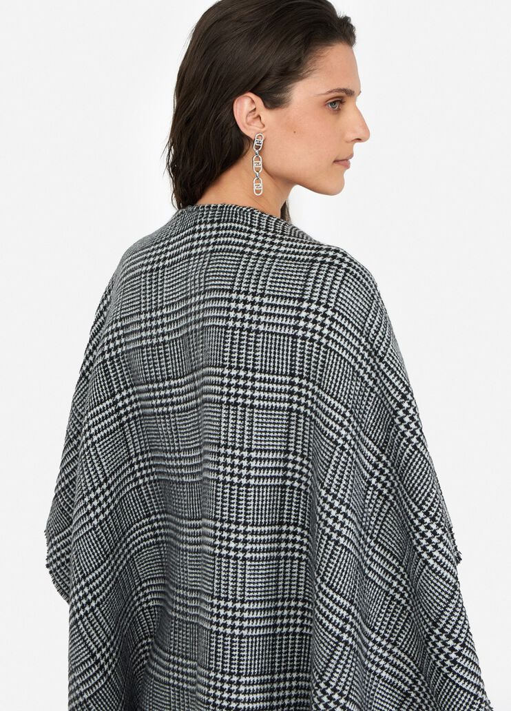 Poncho in principe di galles