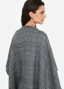 Poncho in principe di galles