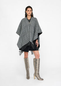 Poncho in principe di galles