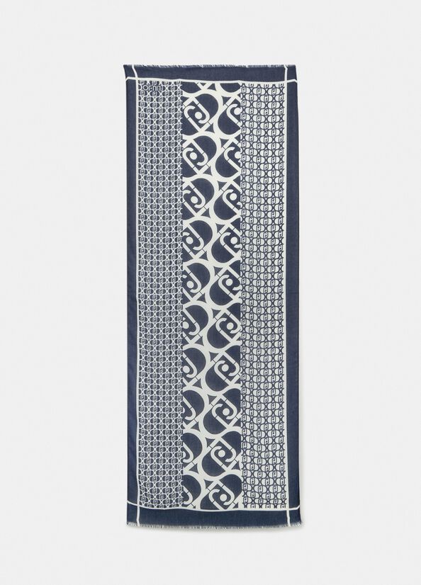Stola in cotone stampato