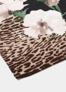 Stola animalier floreale