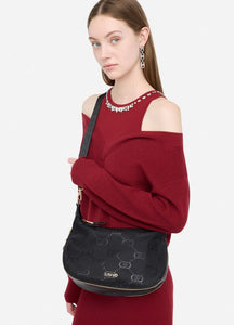 Borsa hobo media in nylon