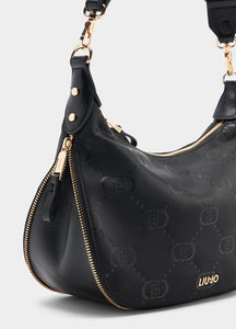 Borsa hobo media in nylon