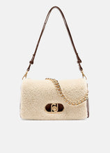 Carica l&#39;immagine nel visualizzatore di Gallery, Borsa LaPuffy media in teddy
