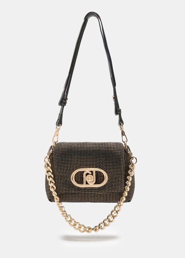 Borsa LaPuffy piccola con strass
