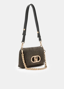 Borsa LaPuffy piccola con strass