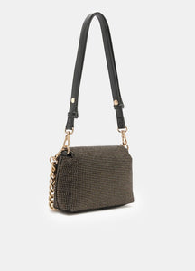 Borsa LaPuffy piccola con strass