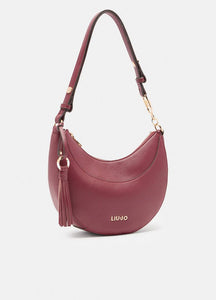 Borsa a spalla media con charm