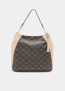 Borsa hobo media con logo