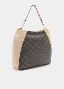 Borsa hobo media con logo