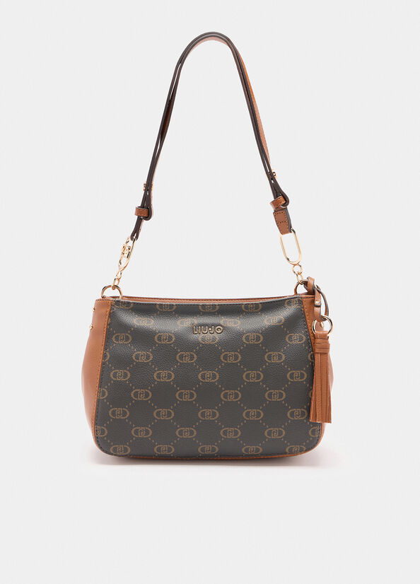 Borsa a spalla monogram