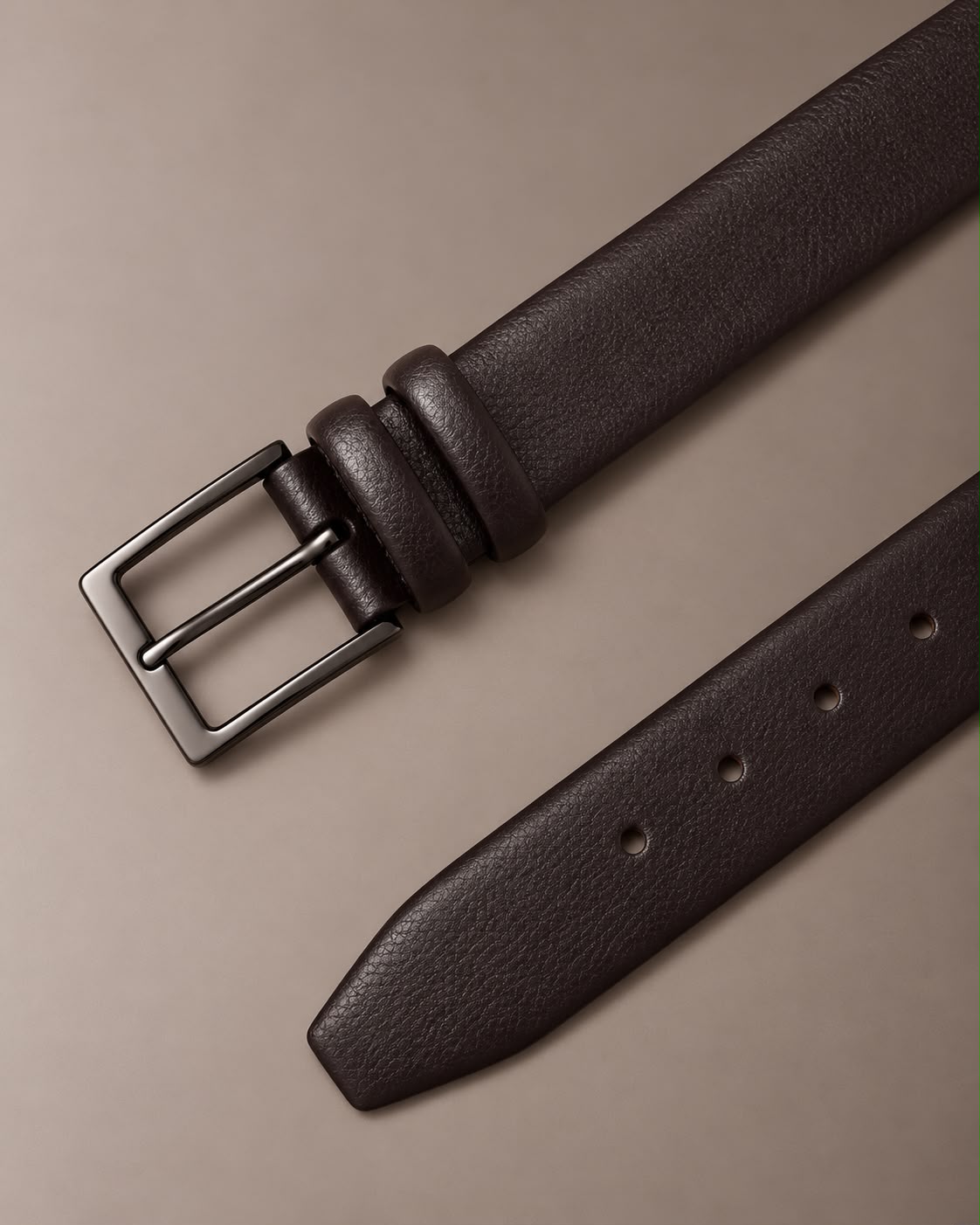 Cintura Uomo in Vera Pelle 100% Made in Italy – Il Kuoio 055T.Moro