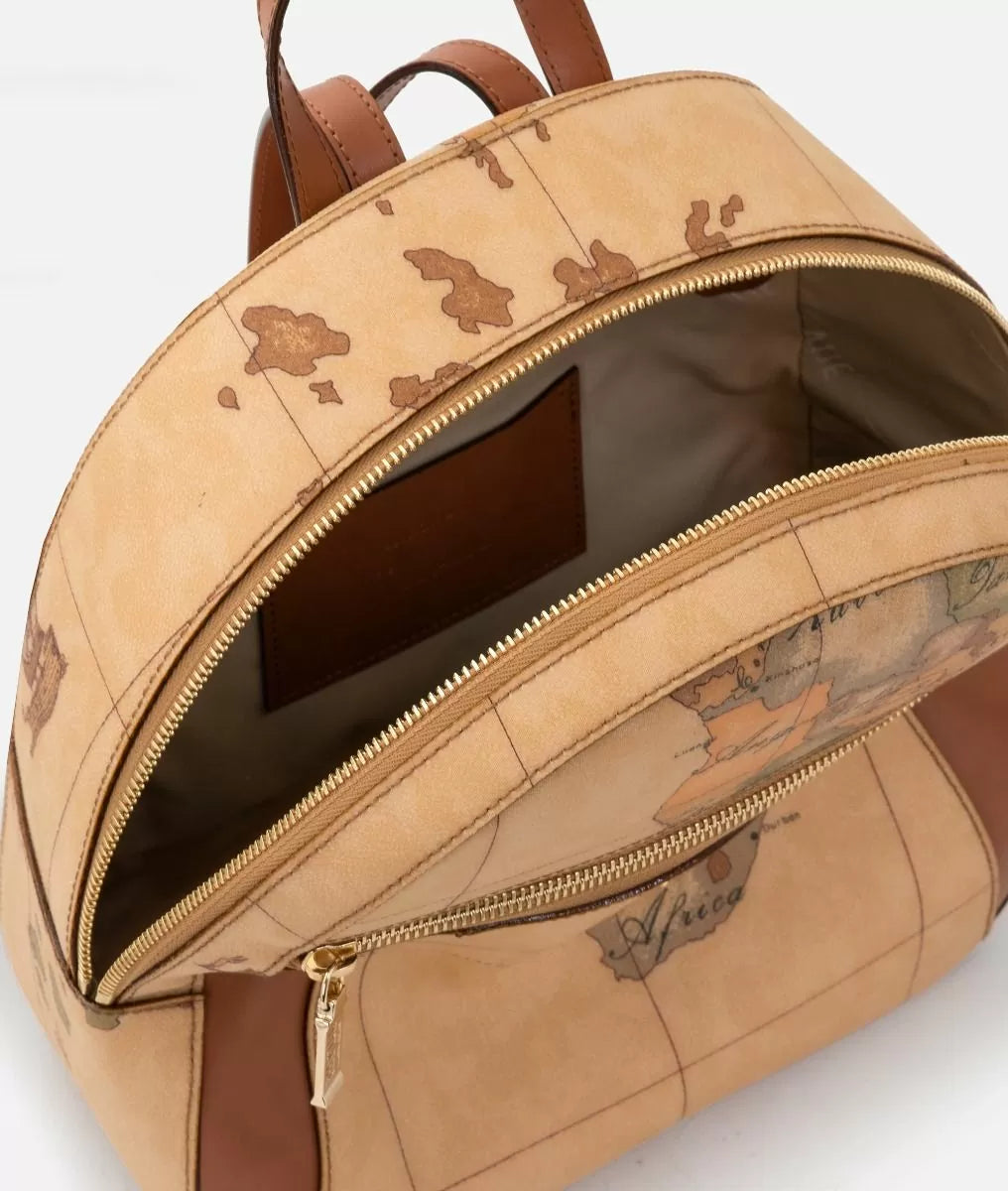 Art.C E033 6000 Geo Classic zaino con inserti frontali in pelle