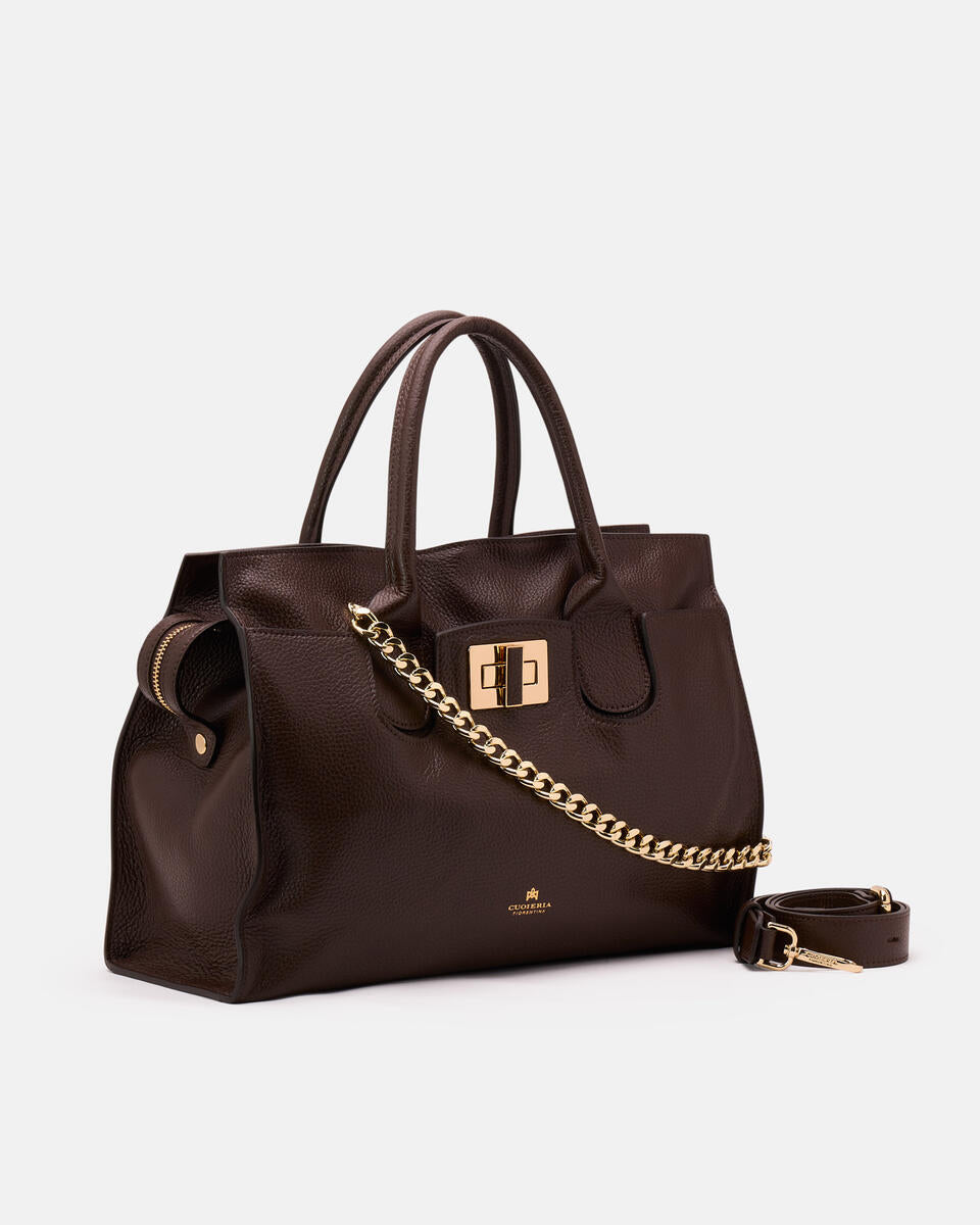 TOTE BAG GRANDE Collezione Bella Cioccolato Cuoieria Fiorentina