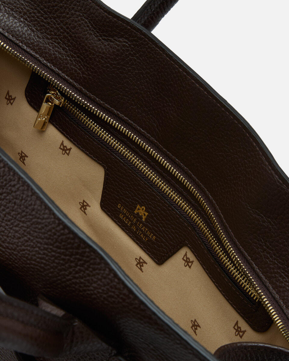 TOTE BAG GRANDE Collezione Bella Cioccolato Cuoieria Fiorentina