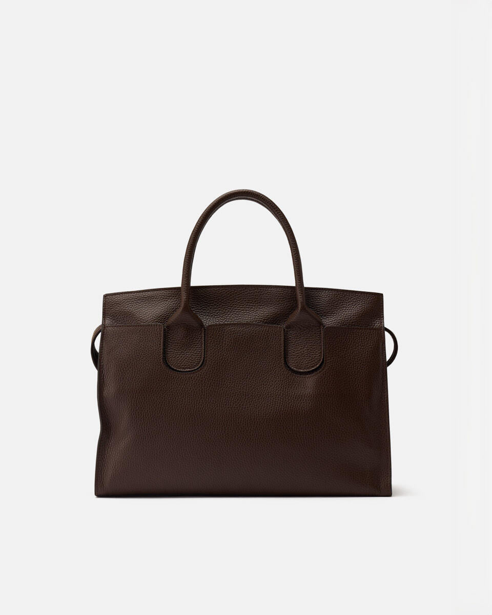 TOTE BAG GRANDE Collezione Bella Cioccolato Cuoieria Fiorentina