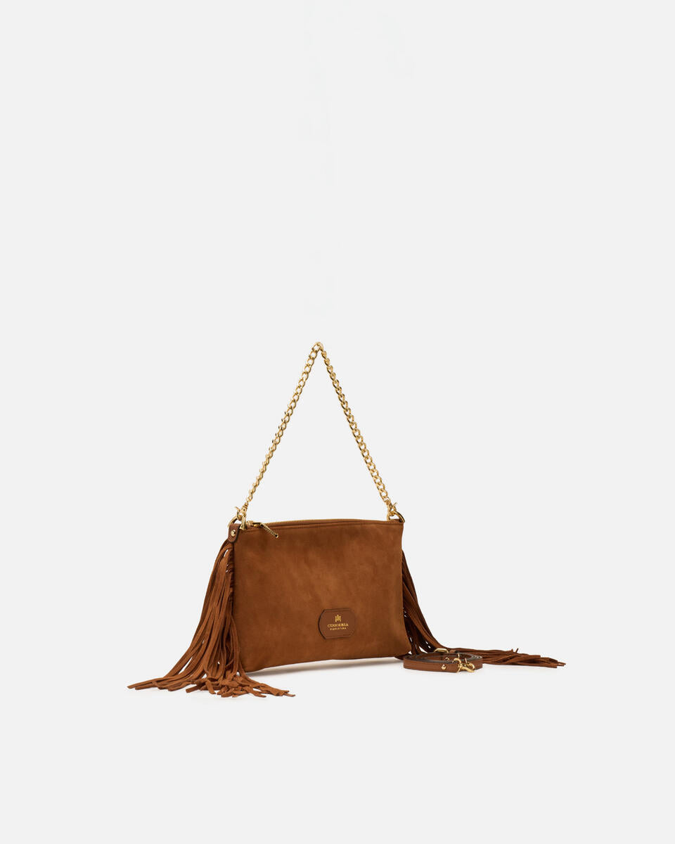 POUCH Folk Capsule Caramel Cuoieria Fiorentina