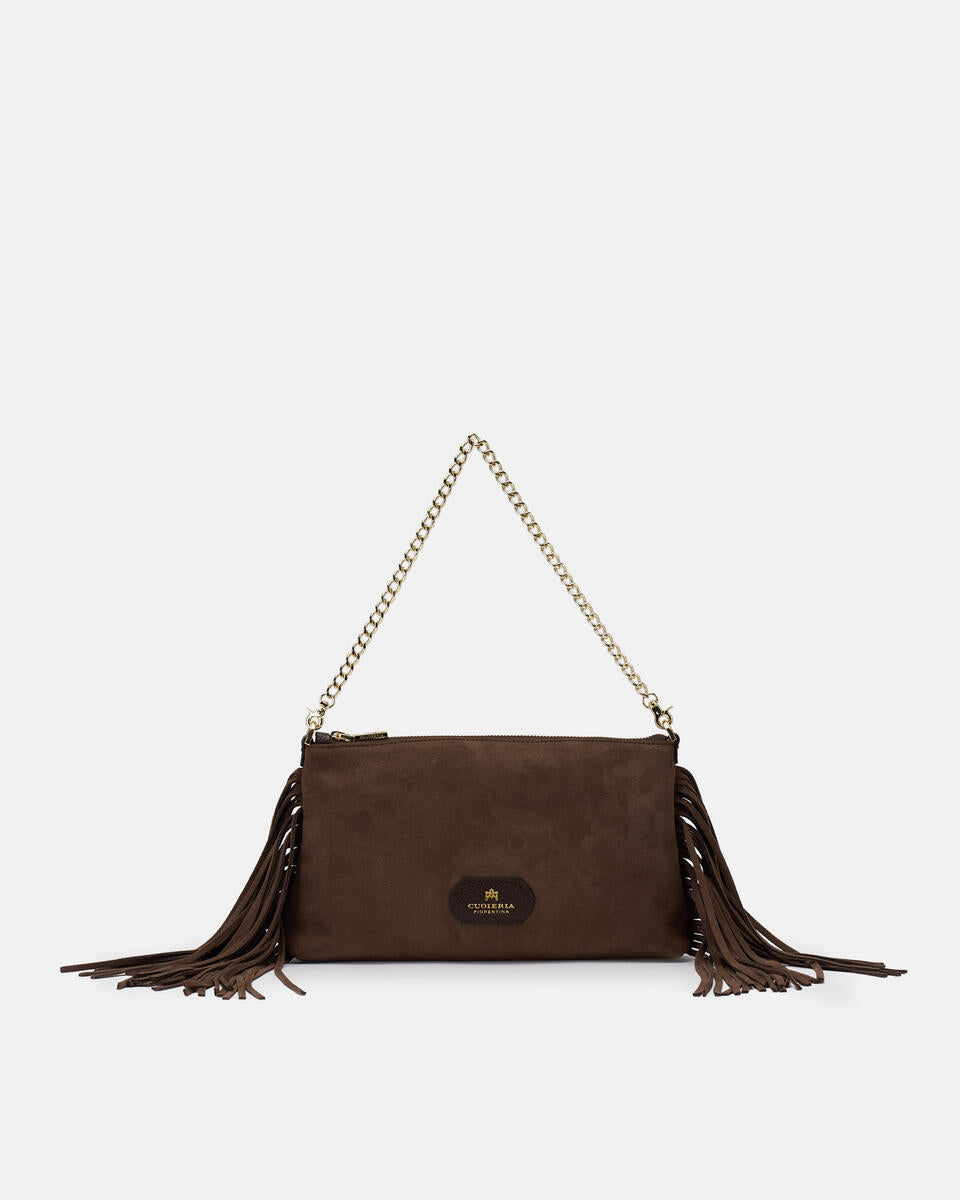 POUCH Folk Capsule Cioccolato Cuoieria Fiorentina