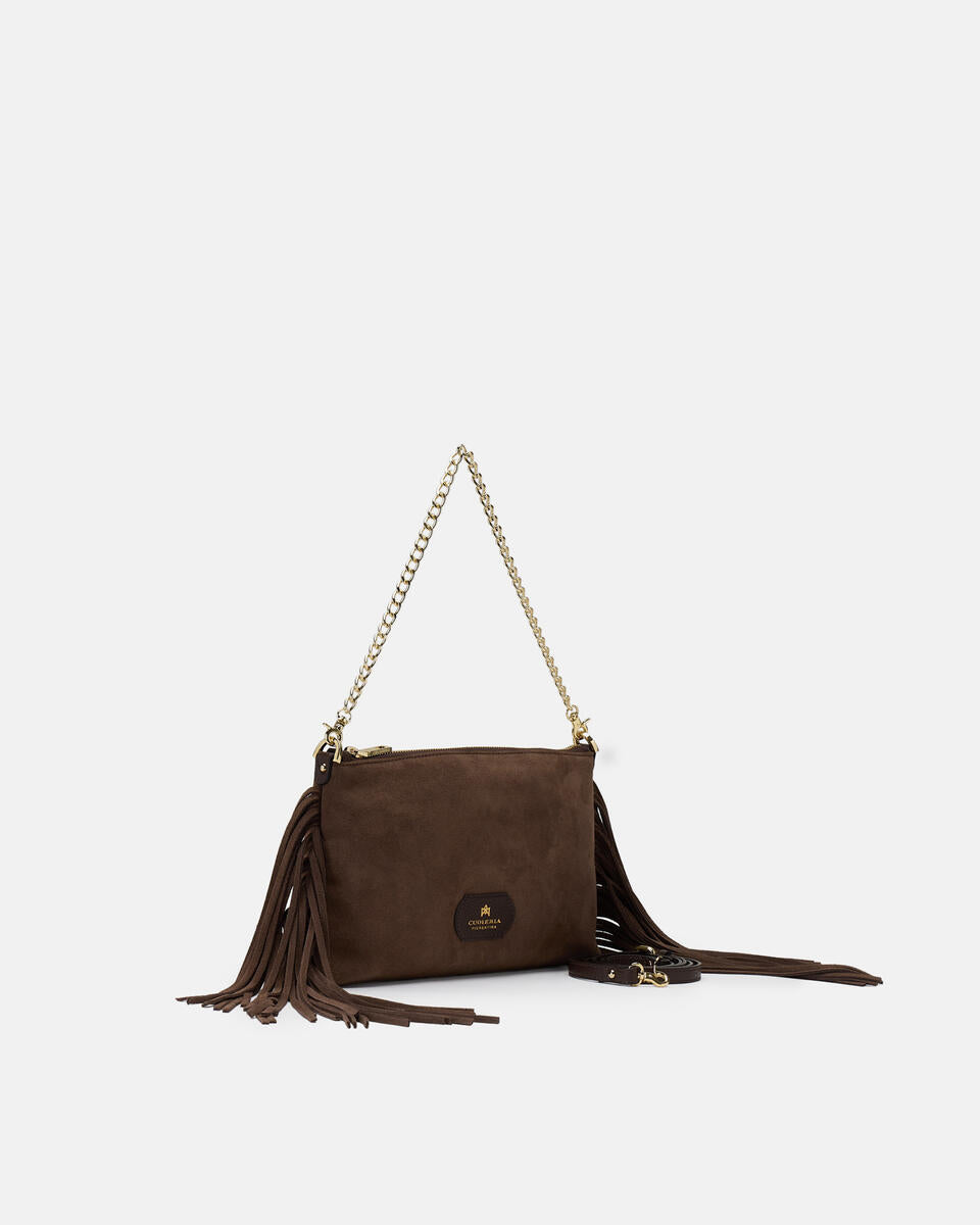 POUCH Folk Capsule Cioccolato Cuoieria Fiorentina