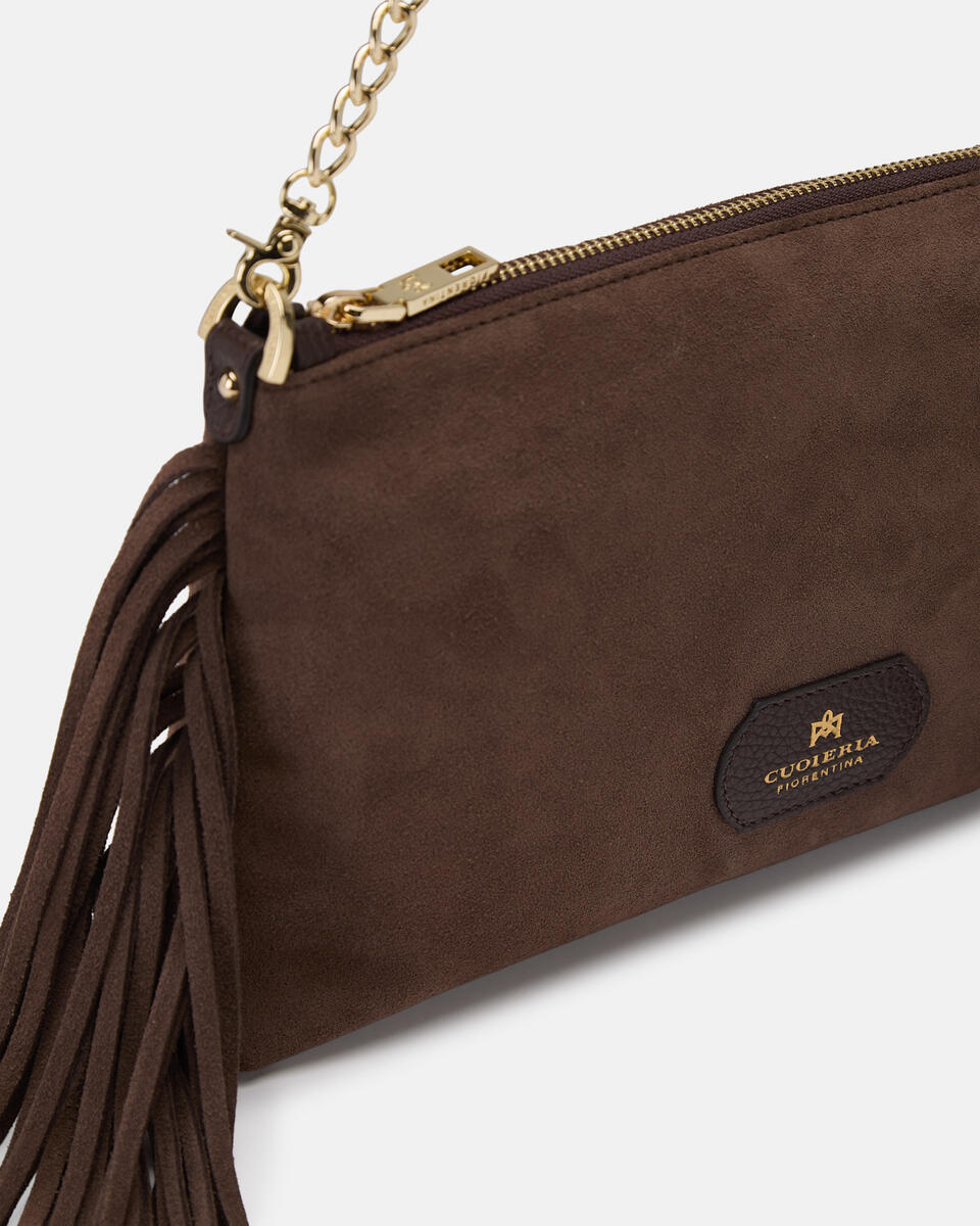 POUCH Folk Capsule Cioccolato Cuoieria Fiorentina