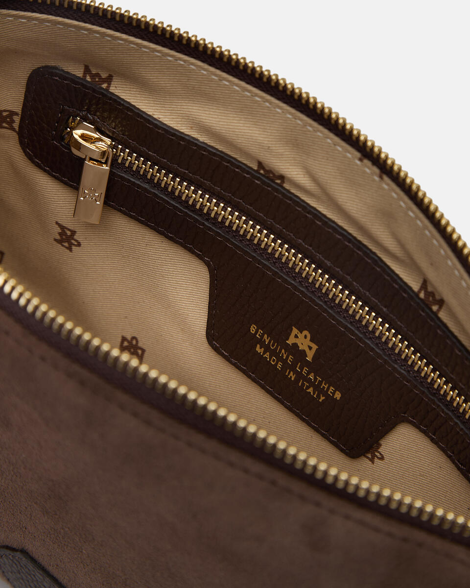 POUCH Folk Capsule Cioccolato Cuoieria Fiorentina