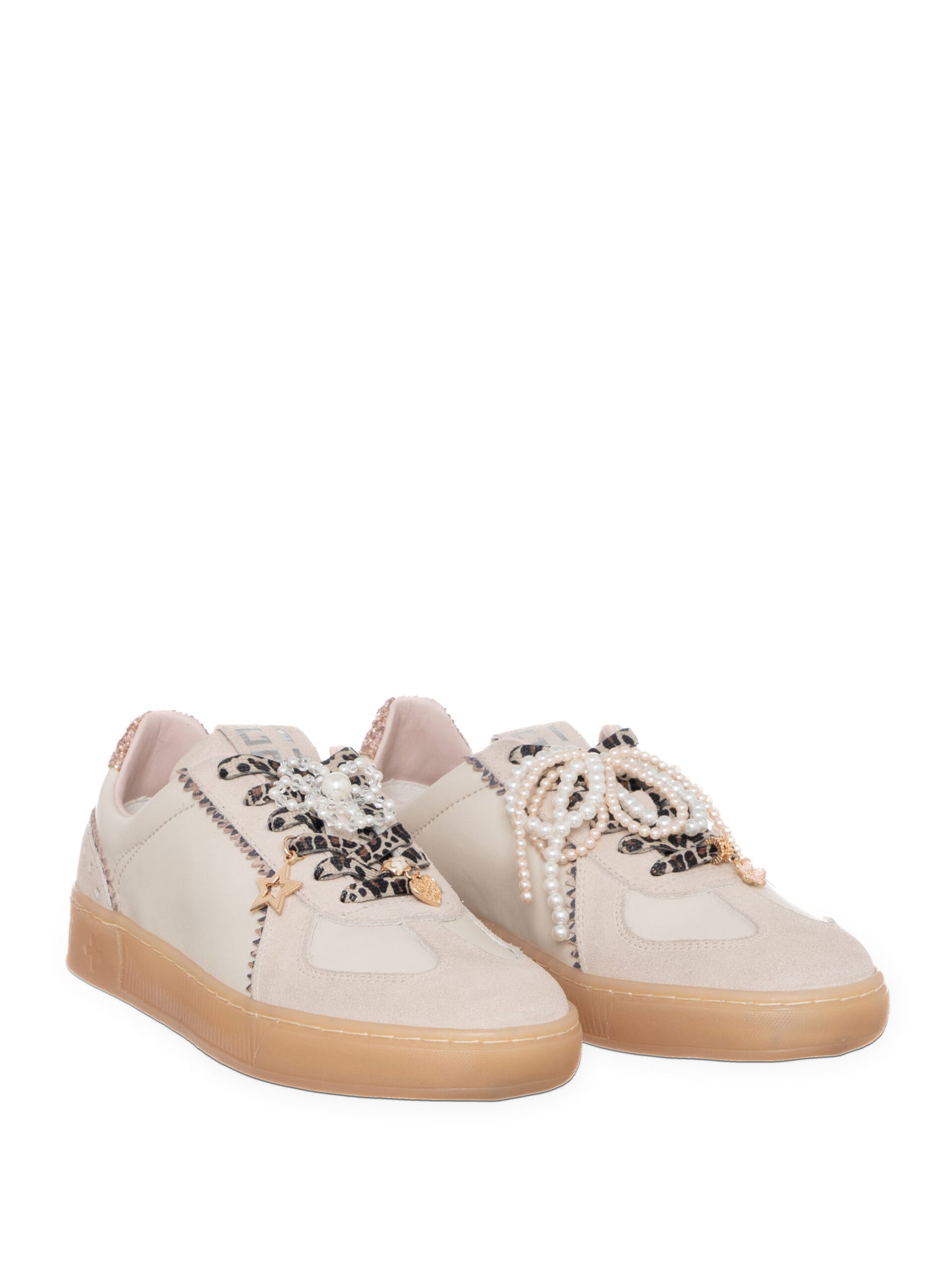 Sneakers GIO+ modello Blue Combi Leopard