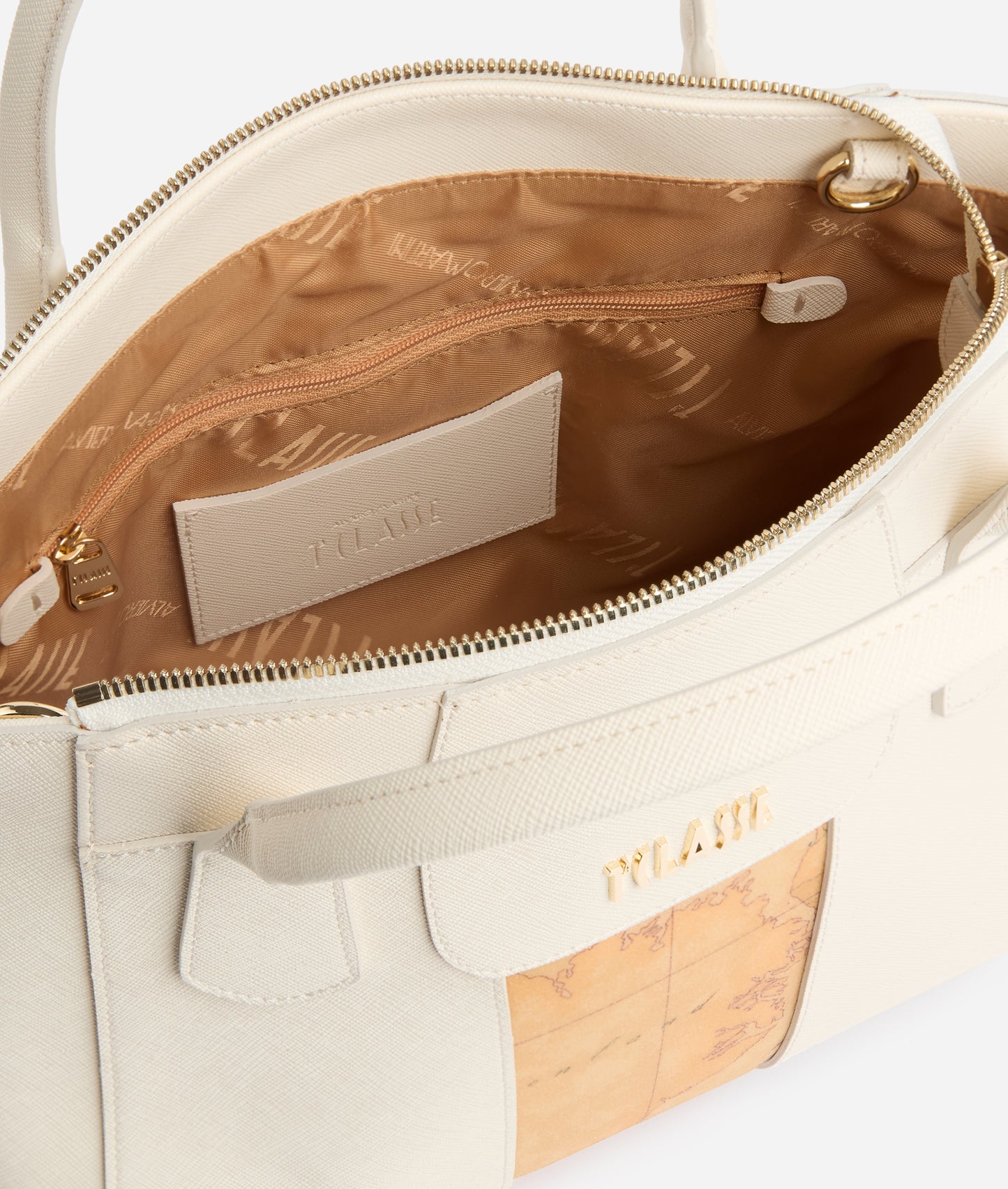 Bloom City borsa a mano Avorio Alviero Martini