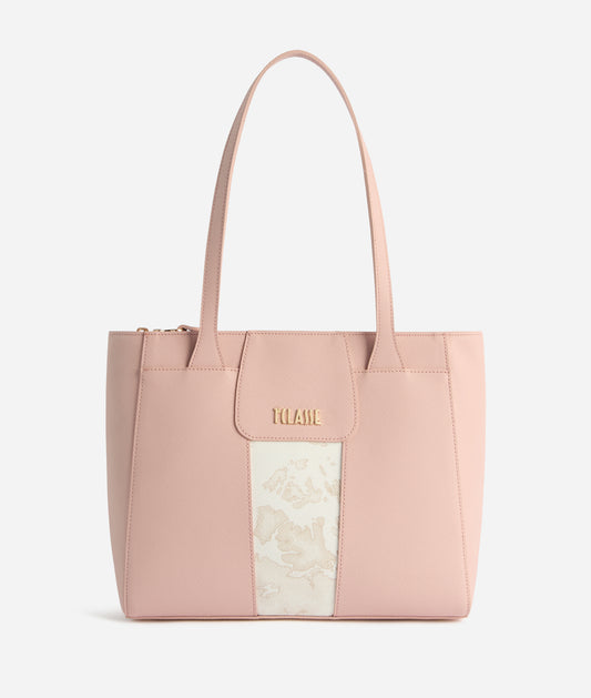 Bloom City borsa shopping media Rosa Cameo Alviero Martini
