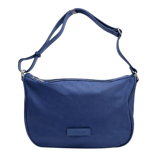 Borsa a Tracolla Grande 'Vela' in Nylon Blu - Pelletteria Veneta