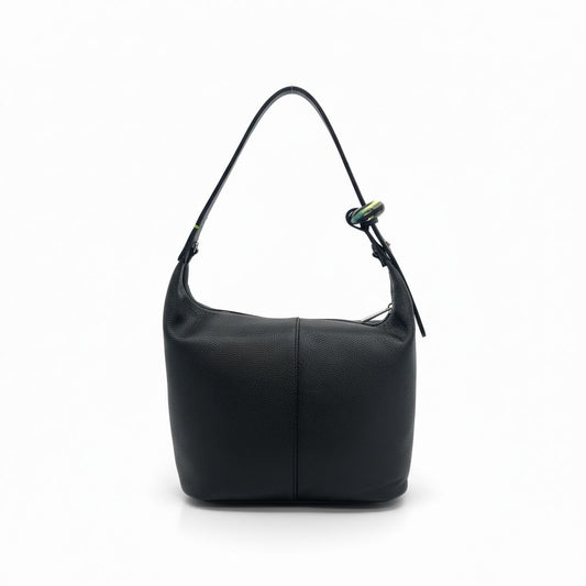 Borsa a Mano 'Murina' in Pelle Nero - Pelletteria Veneta