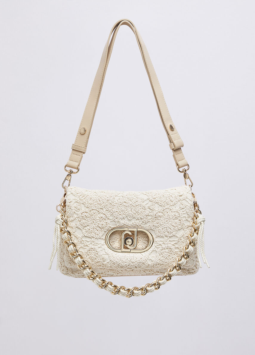 Borsa media LaPuffy in crochet Liu Jo