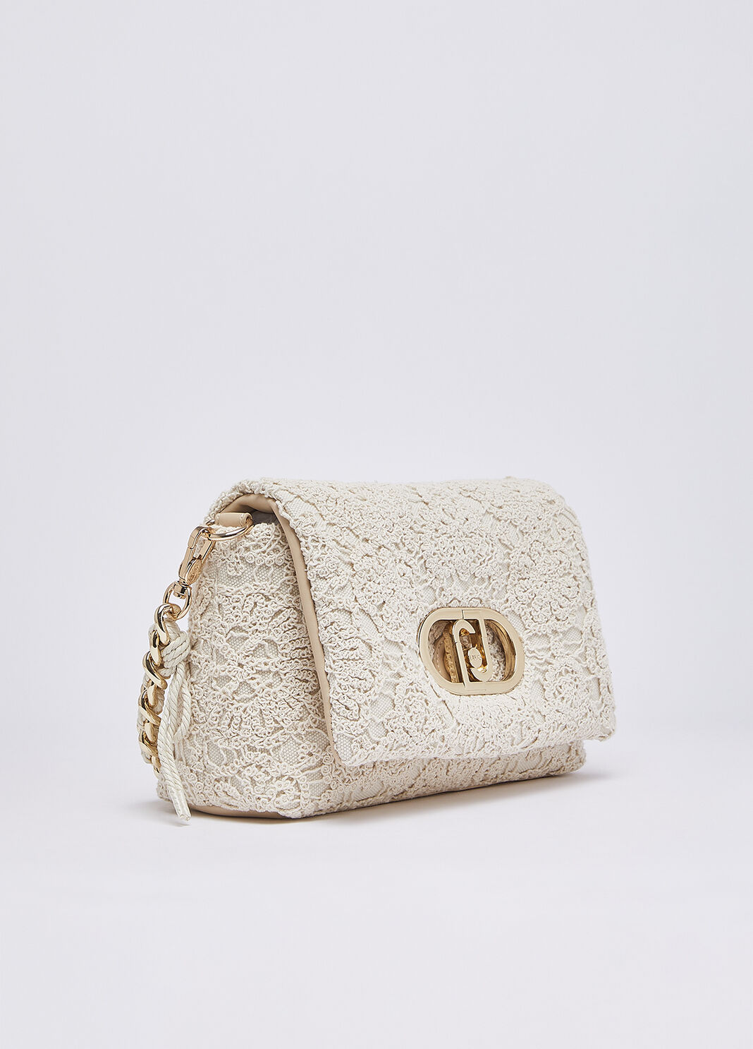 Borsa media LaPuffy in crochet Liu Jo