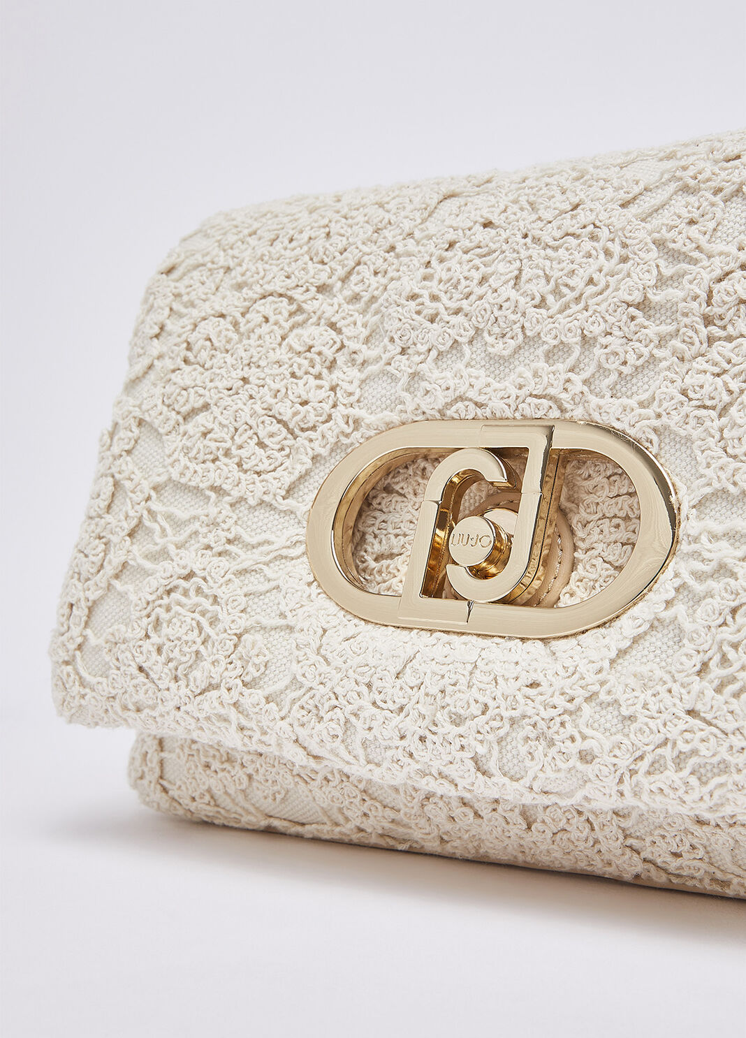 Borsa media LaPuffy in crochet Liu Jo