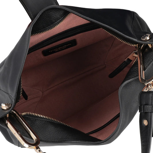 ToscaBlu  Borsa media Morgana in pelle colore nero