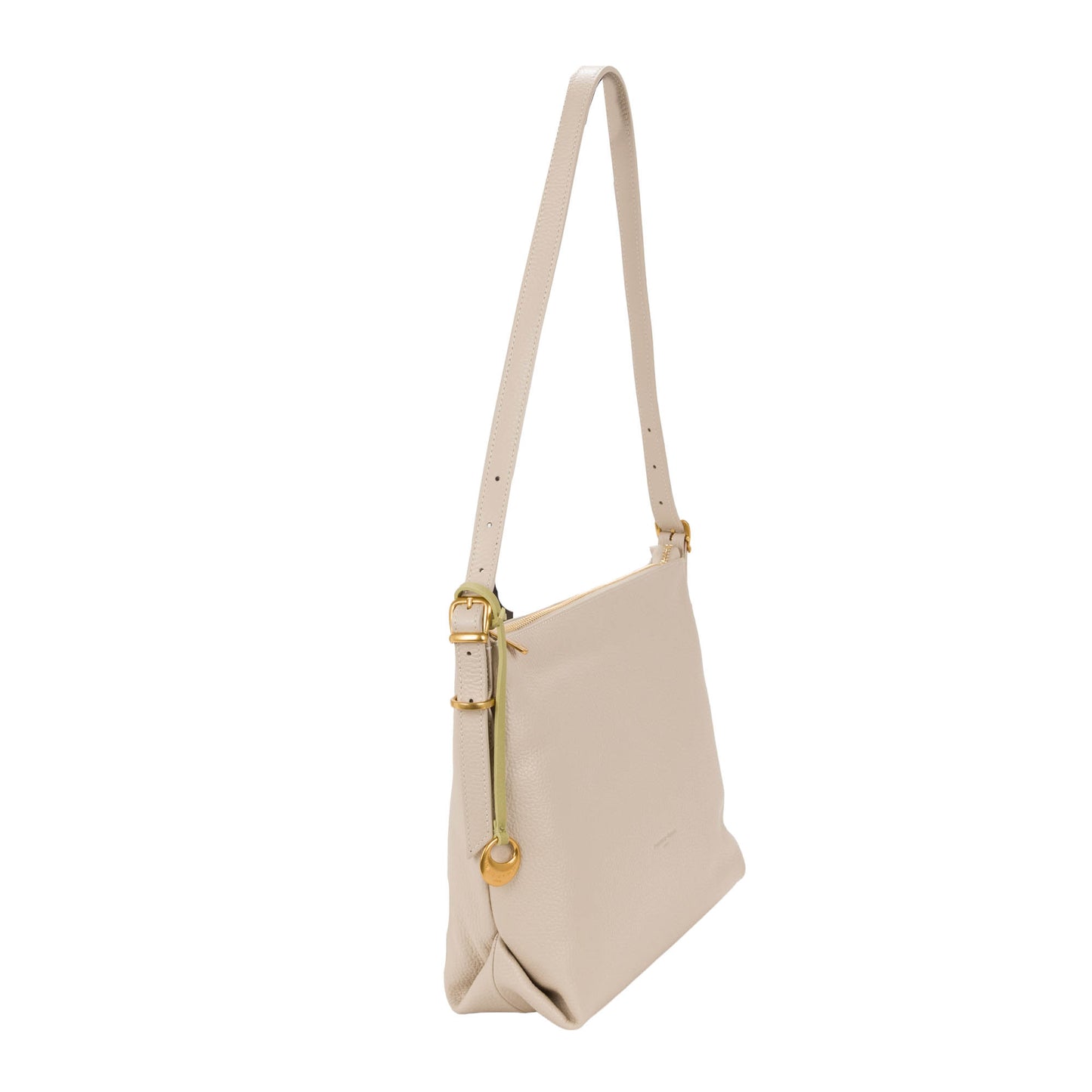 Borsa a Tracolla 'Fondamenta' in Pelle Beige - Pelletteria Veneta