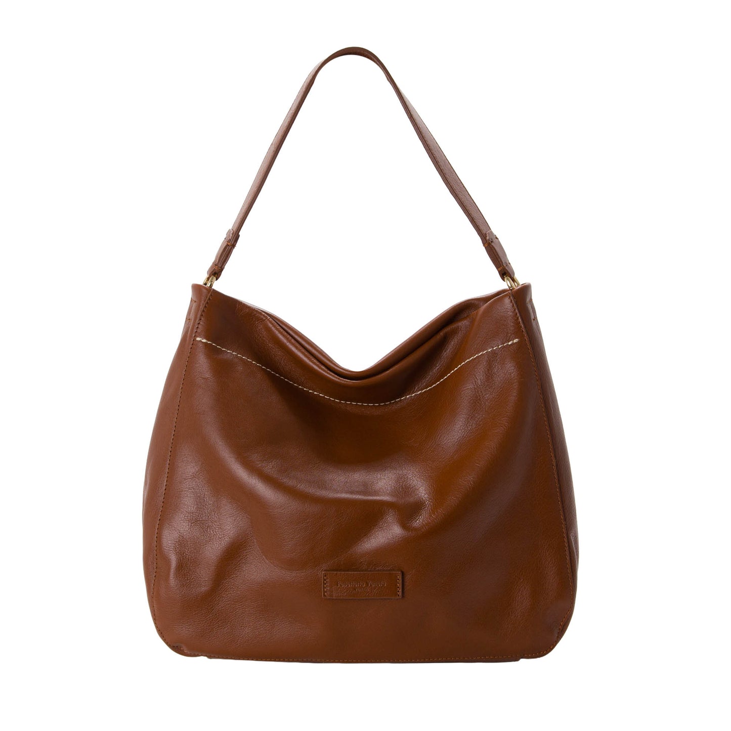 Borsa a Spalla 'Bronzin' in Pelle Cuoio - Pelletteria Veneta