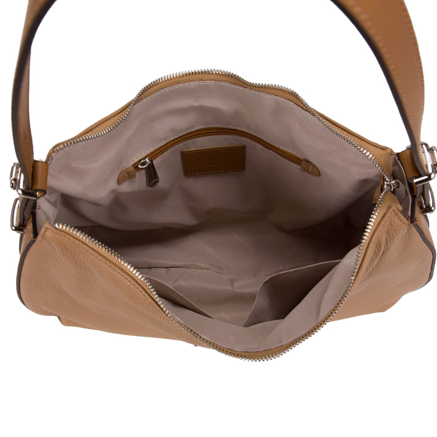 Borsa a Spalla  'Doge' in Pelle Cammello - Pelletteria Veneta