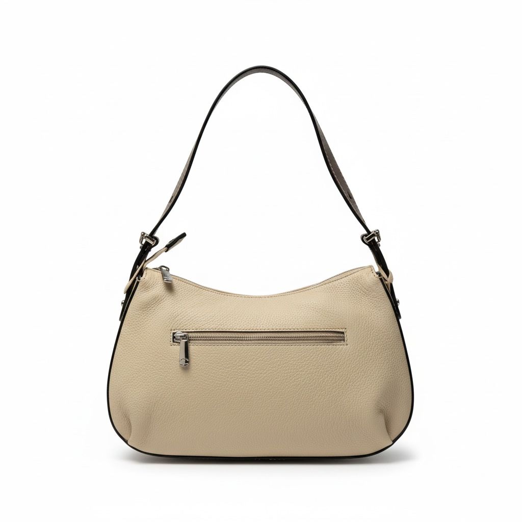 Borsa a Spalla & Tracolla 'Doge' in Pelle Beige - Pelletteria Veneta