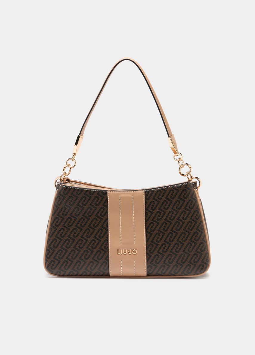 Borsa a spalla piccola monogram Ematite Liu Jo
