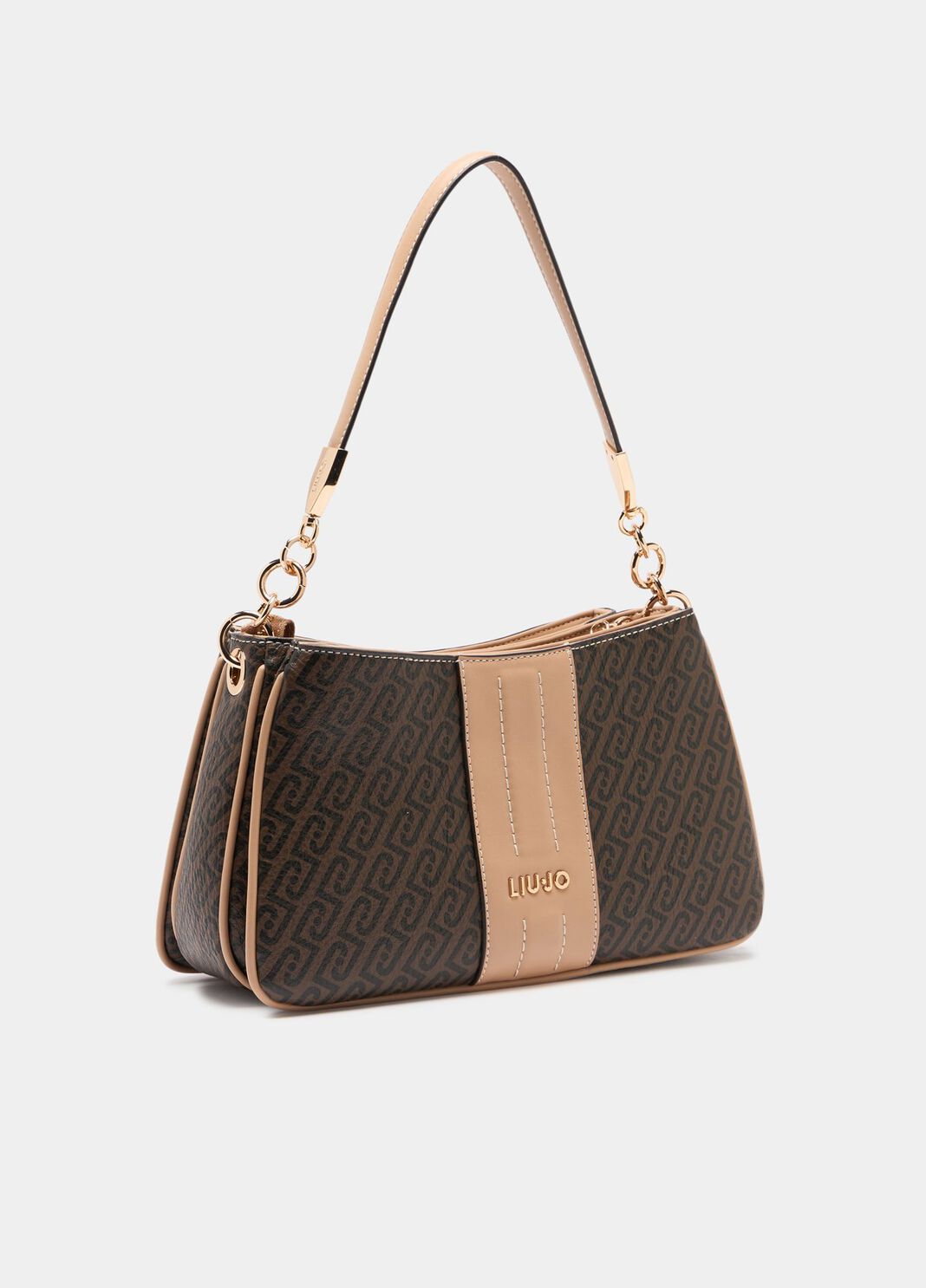 Borsa a spalla piccola monogram Ematite Liu Jo