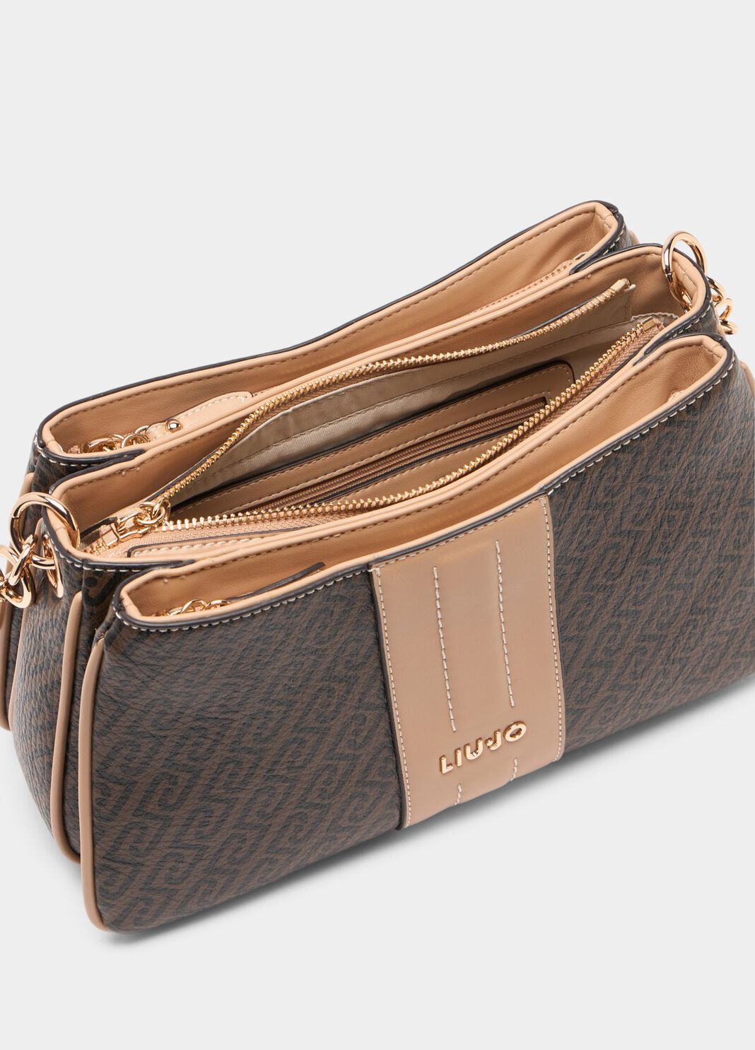 Borsa a spalla piccola monogram Ematite Liu Jo