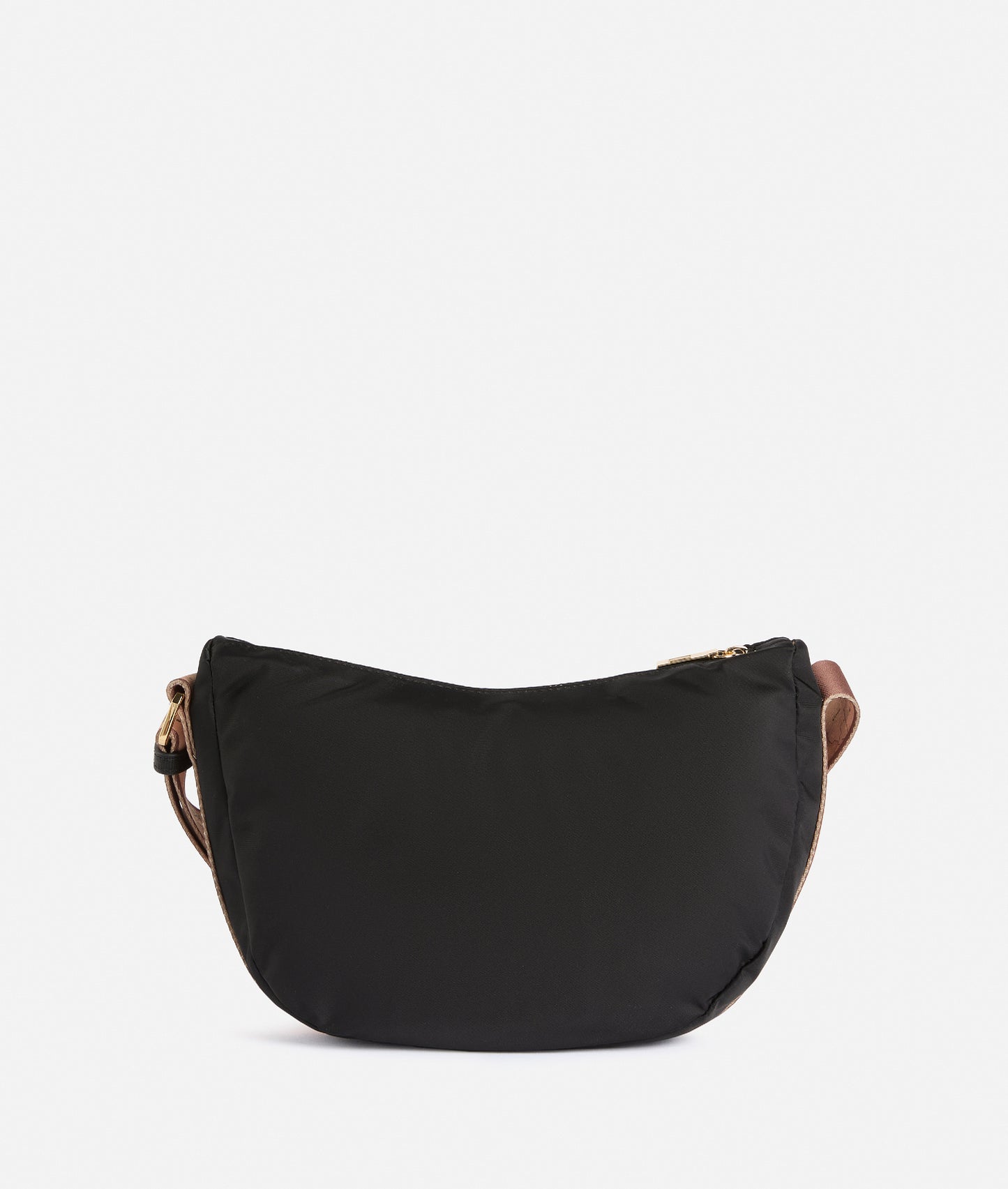 Breeze Nylon tracolla a mezzaluna piccola Nera Alviero Martini