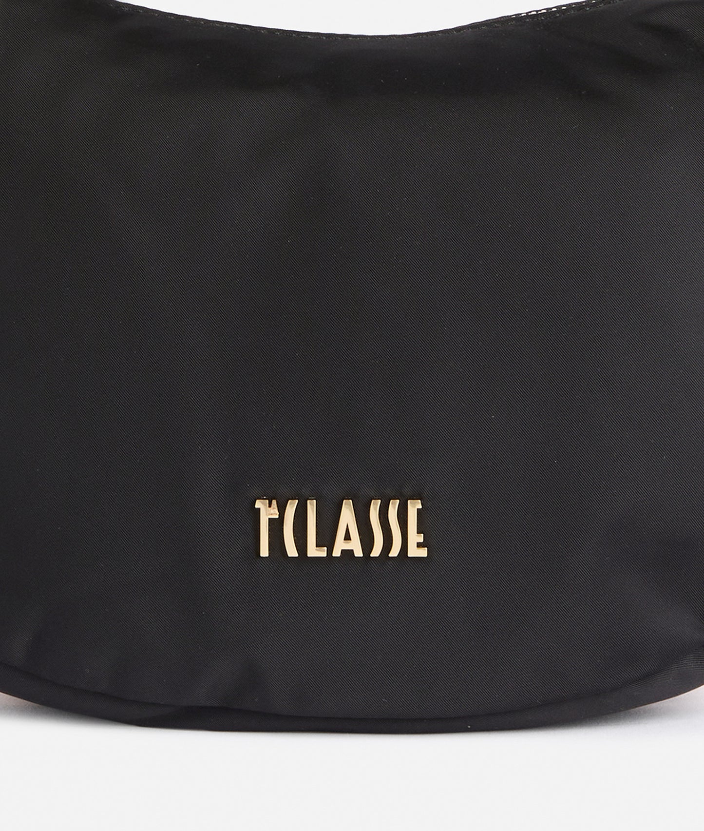 Breeze Nylon tracolla a mezzaluna piccola Nera Alviero Martini
