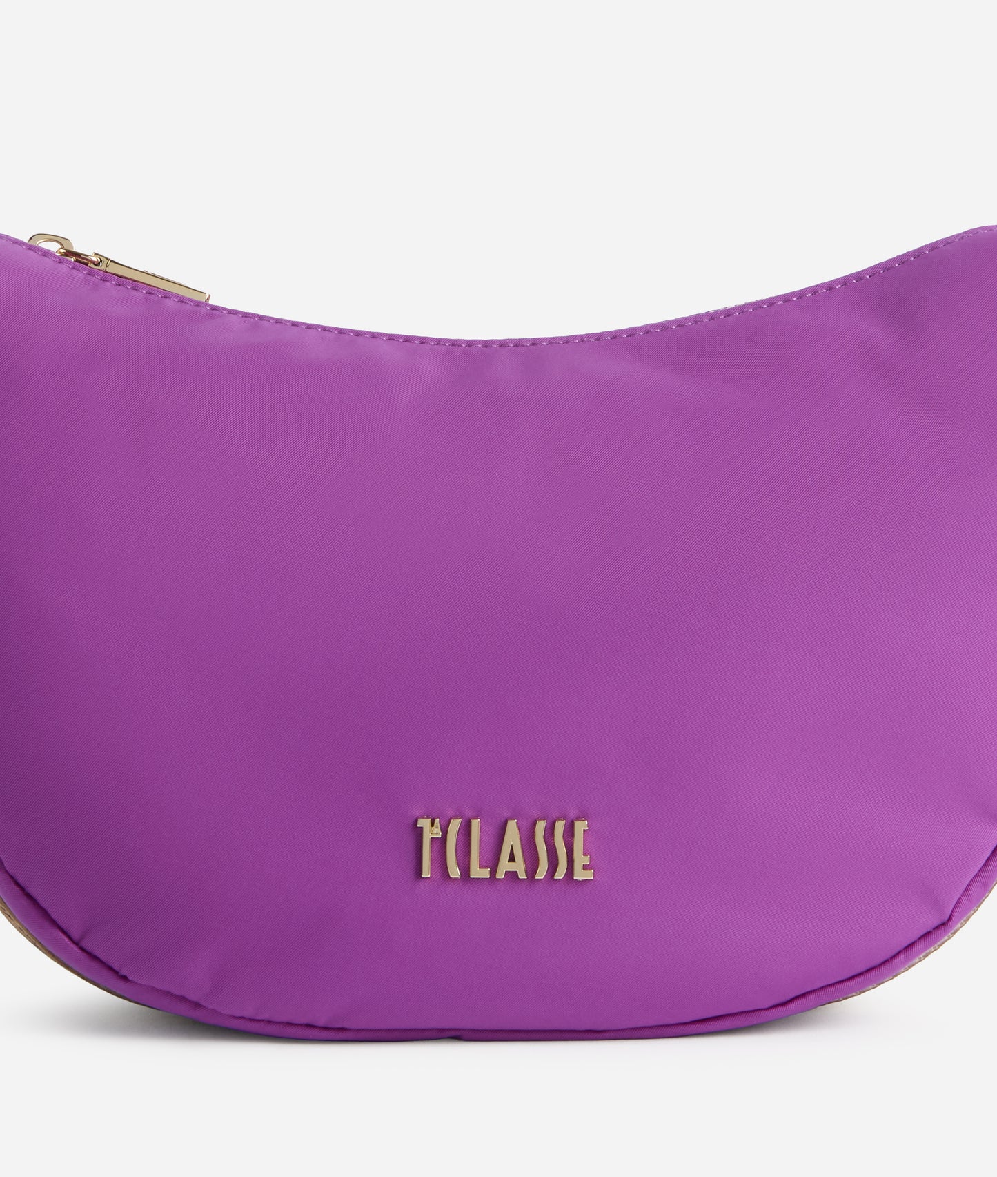 Breeze Nylon tracolla a mezzaluna piccola Viola Bougainville Alviero Martini