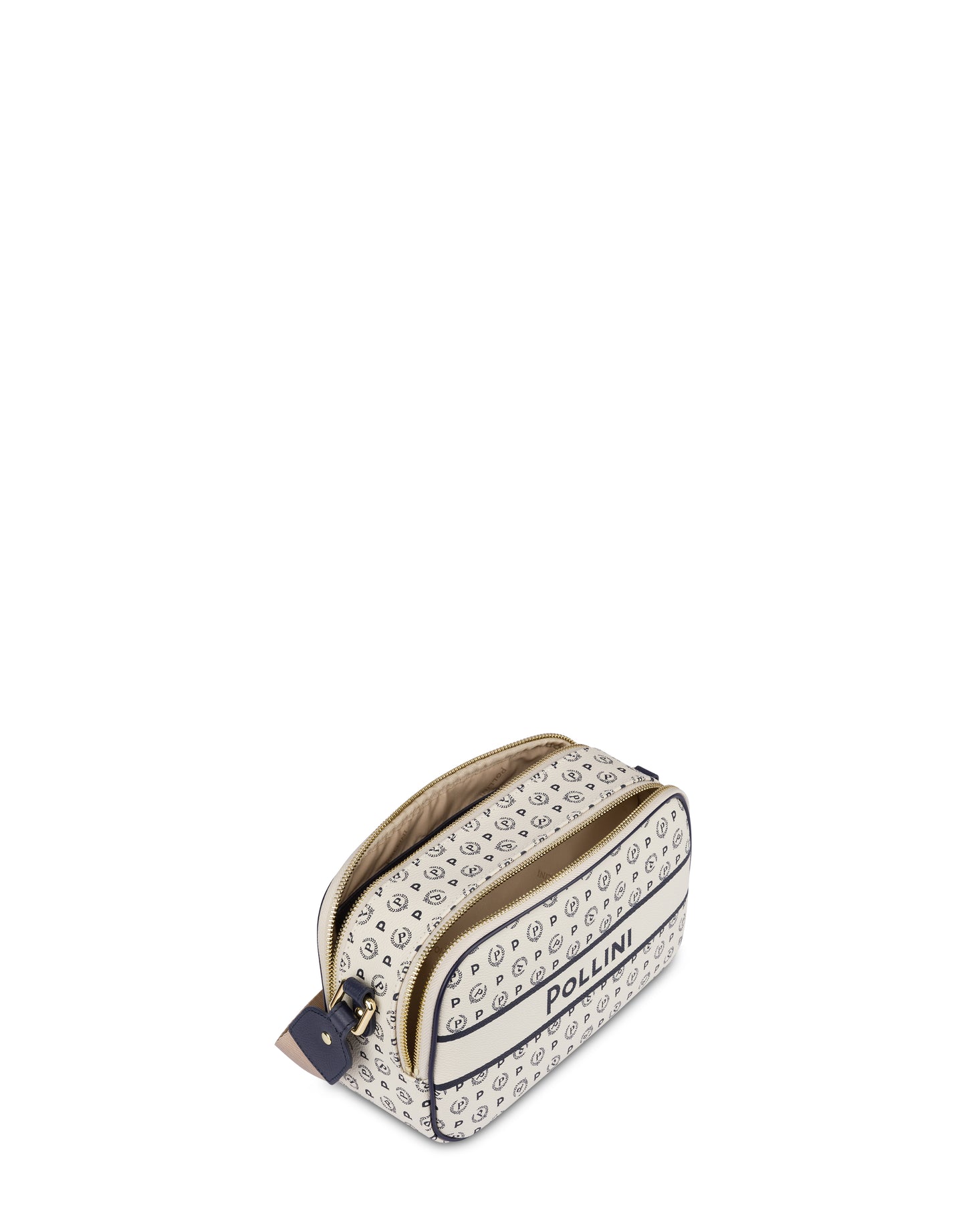 Camera Bag Heritage Marina Avorio/blu Pollini