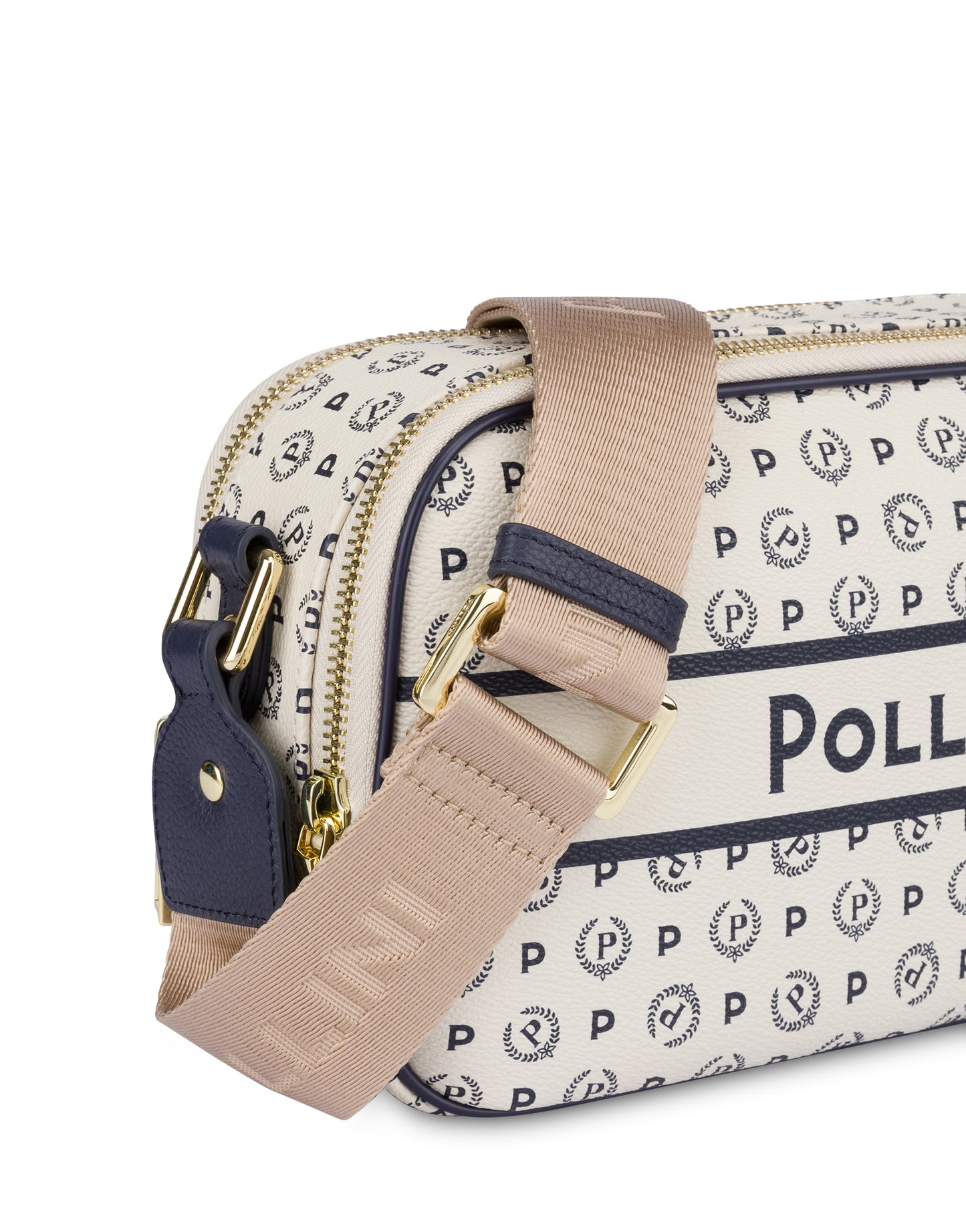 Camera Bag Heritage Marina Avorio/blu Pollini
