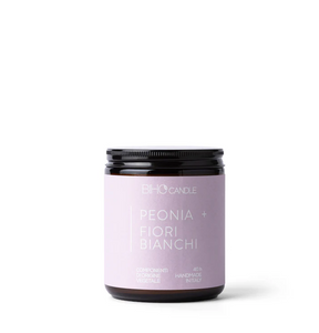 BIHO Candle | Peonia + Fiori Bianchi