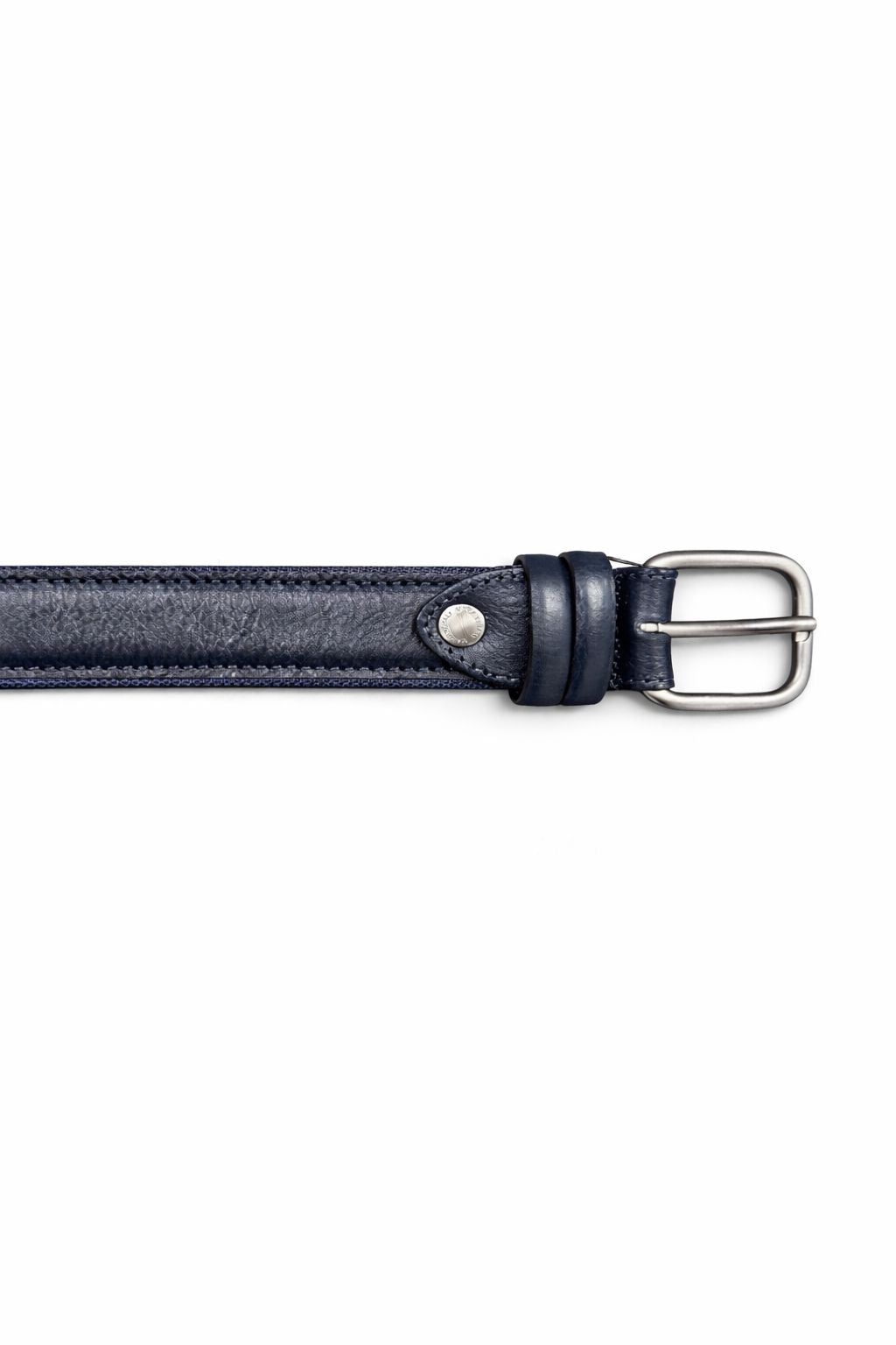 Cintura Uomo in Vera Pelle Blu Made in Italy – Il Kuoio