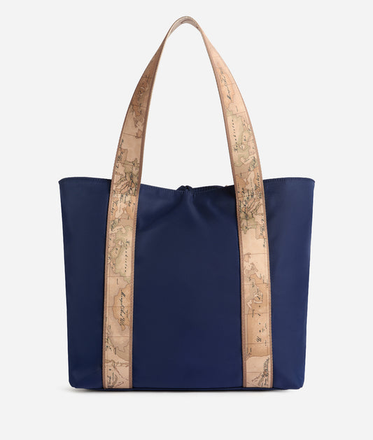 Dual Bag borsa shopping reversibile Blu Notte Alviero Martini